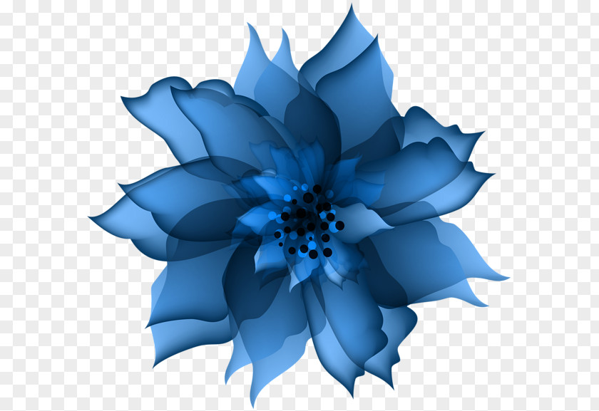 Blue Flower Red Purple Clip Art PNG