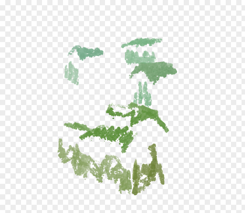 Leaf Tree Font PNG