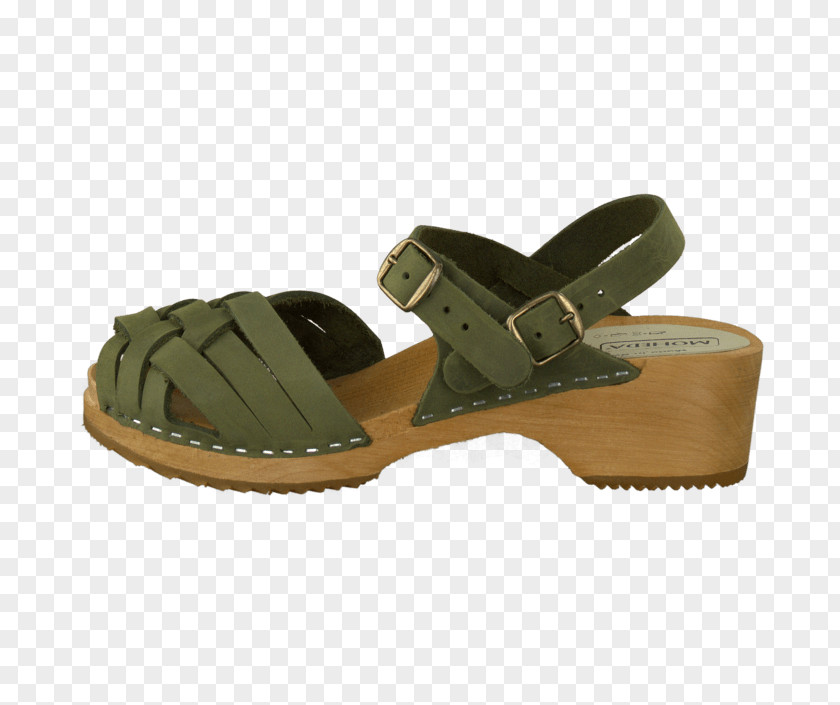 Sandal Slide Shoe Khaki PNG