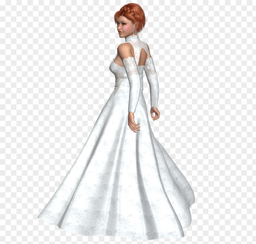Ss Wedding Dress Bride Shoulder Party PNG