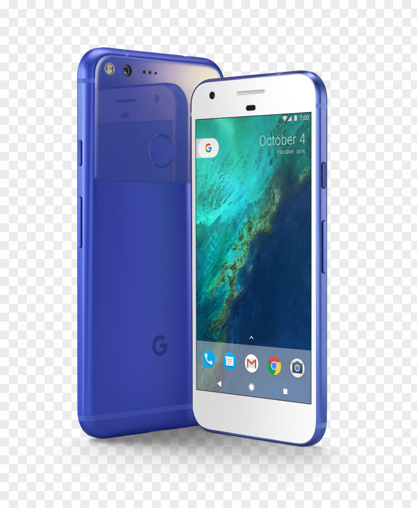 Google Pixel 2 Telephone 谷歌手机 Blue PNG