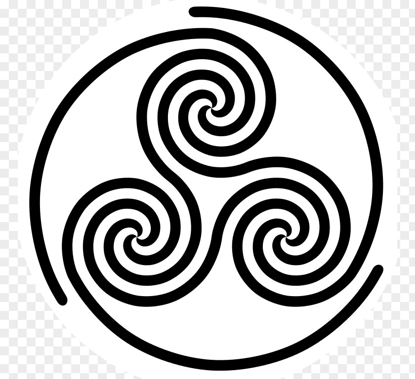 Labyrinth Triskelion Celtic Knot Symbol Spiral Celts PNG