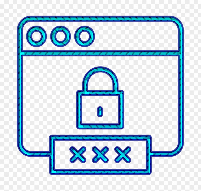 Password Icon Access Cyber PNG