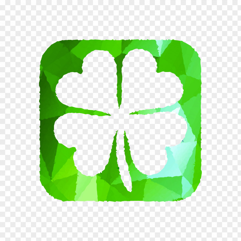 Shamrock Leaf Text Messaging PNG