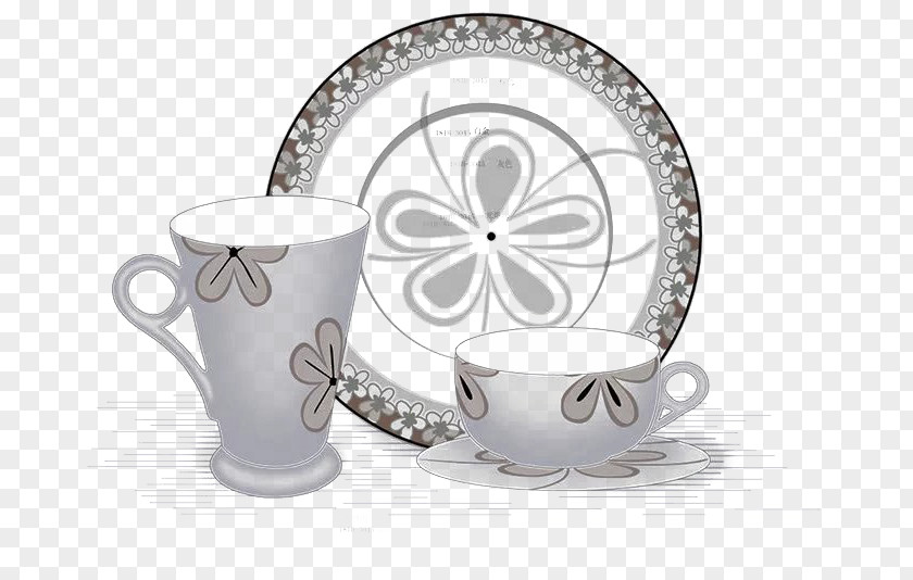 Antique Bowl Coffee Cup Tableware PNG