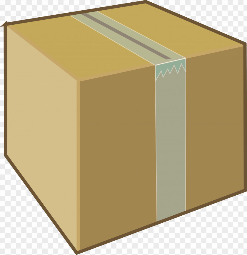 Box Cardboard Clip Art PNG