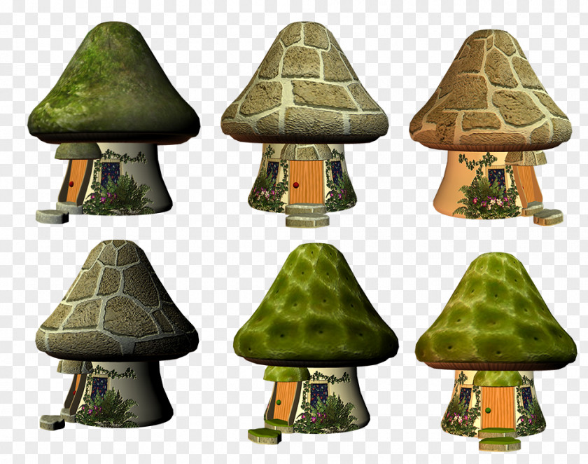 Cute Mushroom Shape House Fungus Shiitake Raster Graphics PNG