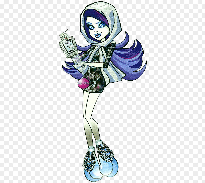Poison Monster High Spectra Vondergeist Daughter Of A Ghost Draculaura Art PNG