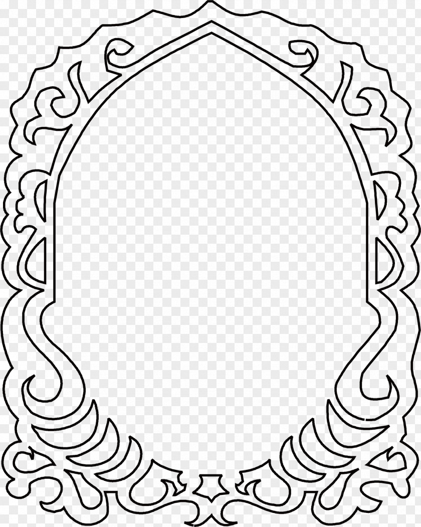 Small Black Frame And White PNG
