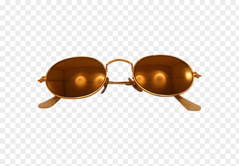 Sunglasses Aviator Ray-Ban Gold PNG