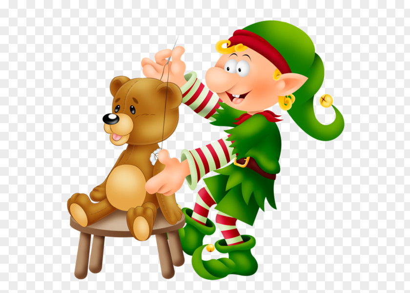 Bear Cartoon Darn Elf In Green Pxe8re Noxebl Ded Moroz Santa Claus Christmas Clip Art PNG