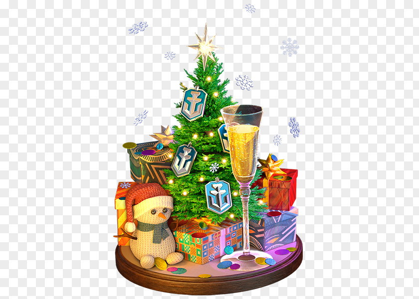 Christmas World Of Warships Ornament PNG