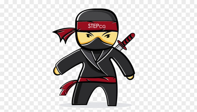 Ninja STEP CG Clip Art PNG