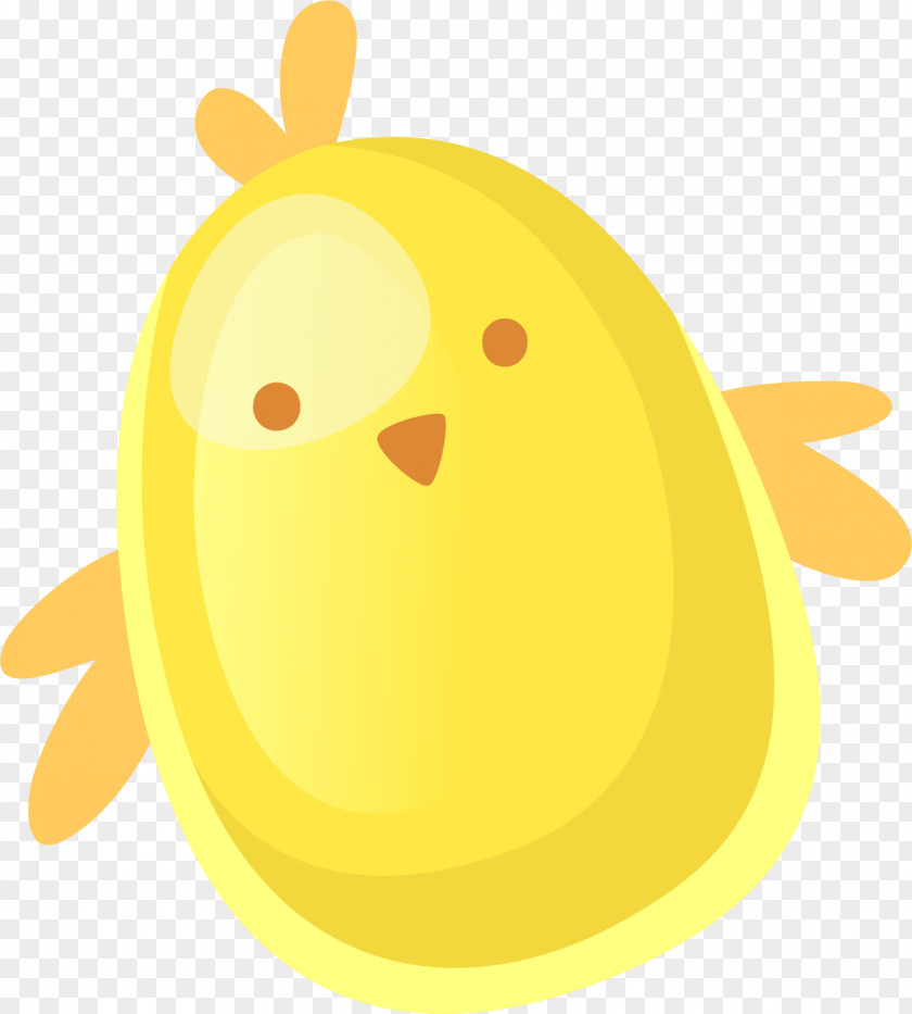 Painted Yellow Bird Download PNG