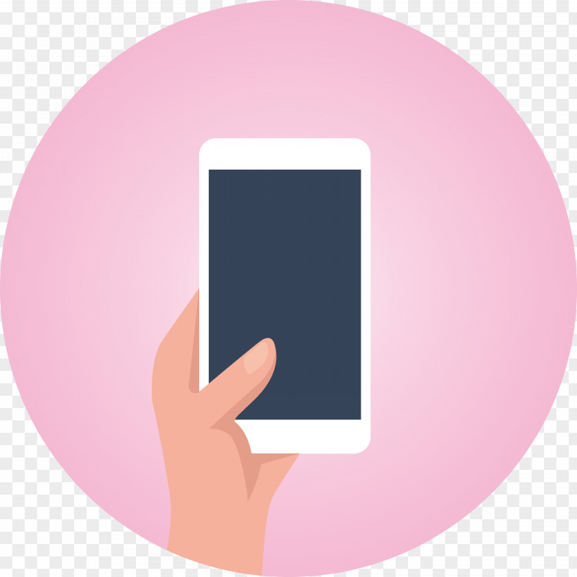 Smartphone Hand PNG