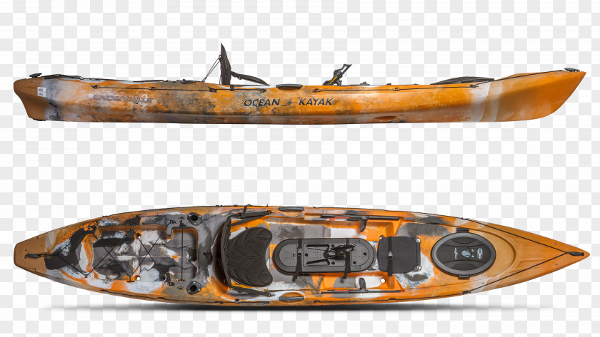 Angler Ocean Kayak Trident 13 Fishing Prowler PNG