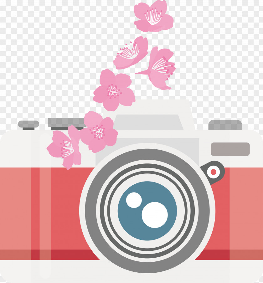 Camera Flower PNG