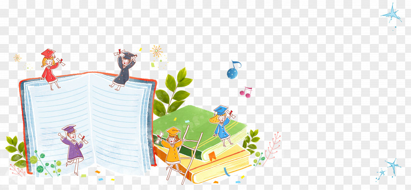 Cartoon Book Child Illustration PNG