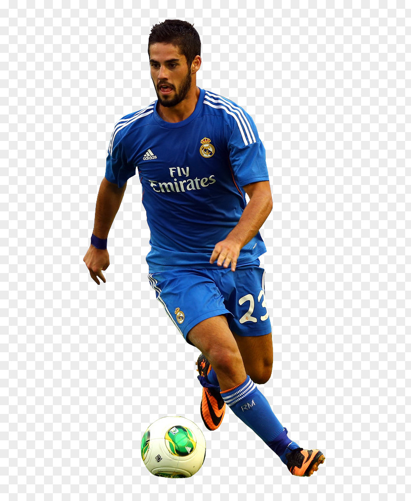 Isco Real Madrid C.F. Football Player Rendering PNG