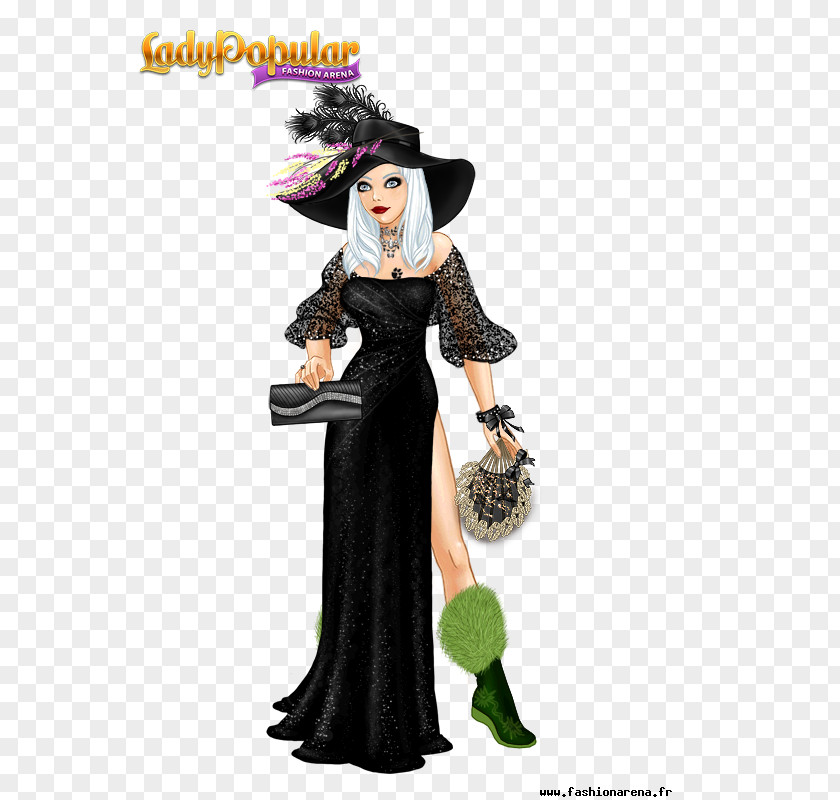Lady Popular Game Fashion Costume PNG