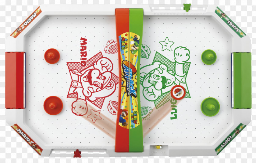 Mario Super Bros. Air Hockey Game PNG