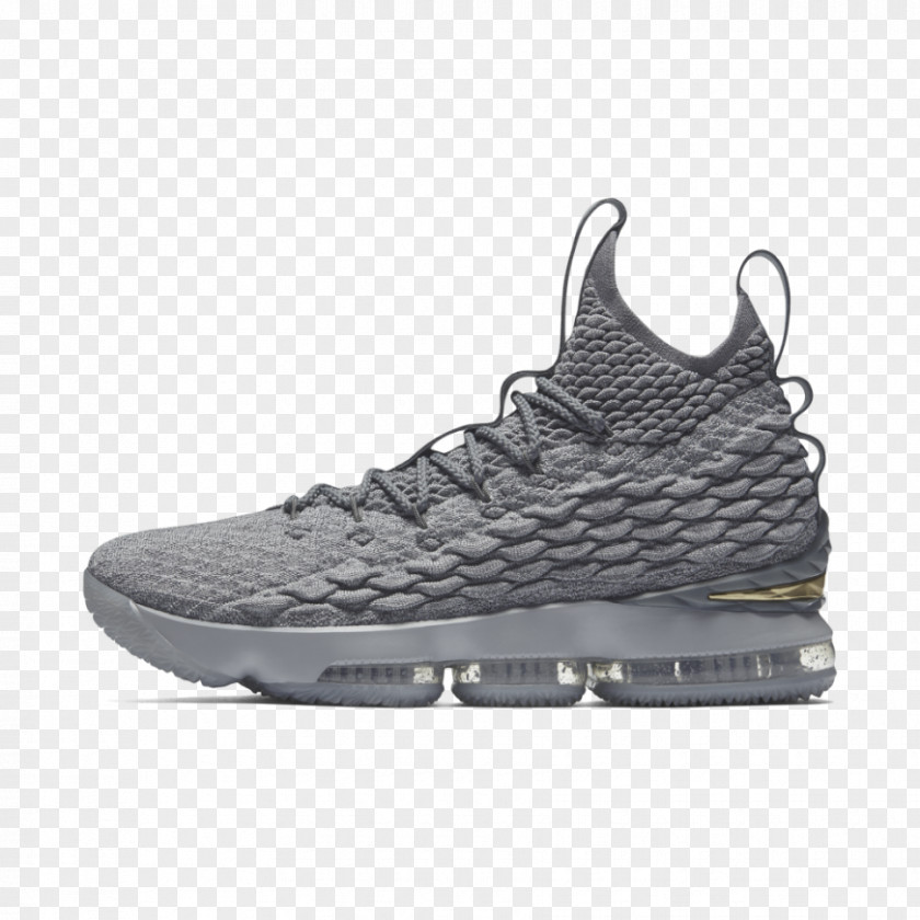 Nike Mens Lebron LeBron 15 Wolf Grey/Metallic Gold XV Low Shoe PNG