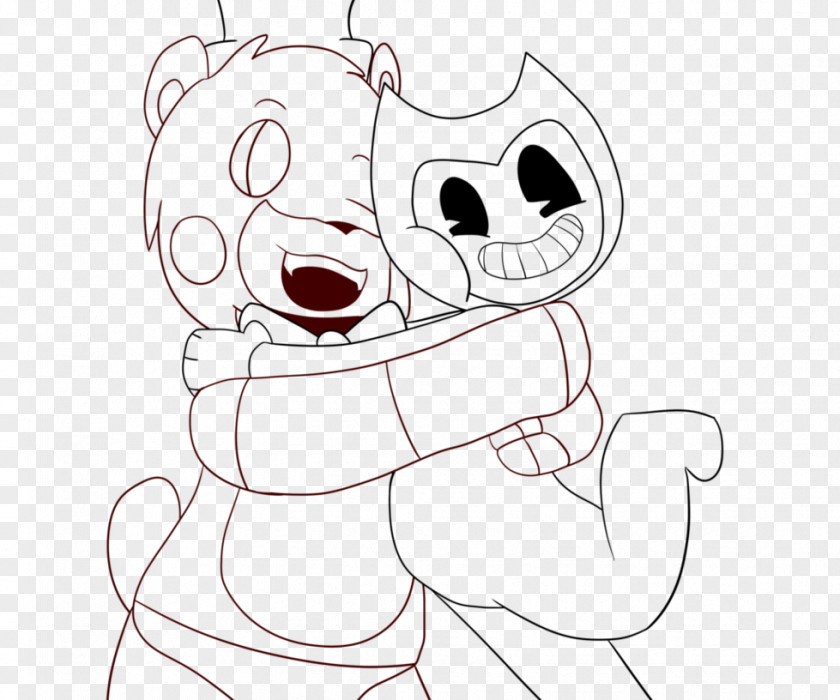 Inked Bendy And The Ink Machine Coloring Book Child PNG