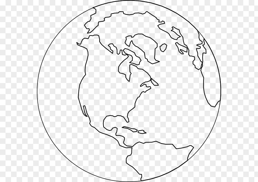 Press Corps Coloring Book Earth Globe Page PNG
