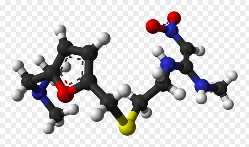 Ranitidine Hydrochloride Molecular Formula Structural PNG