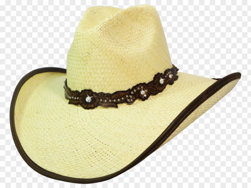 Wearing A Hat Model Cowboy Straw Panama PNG