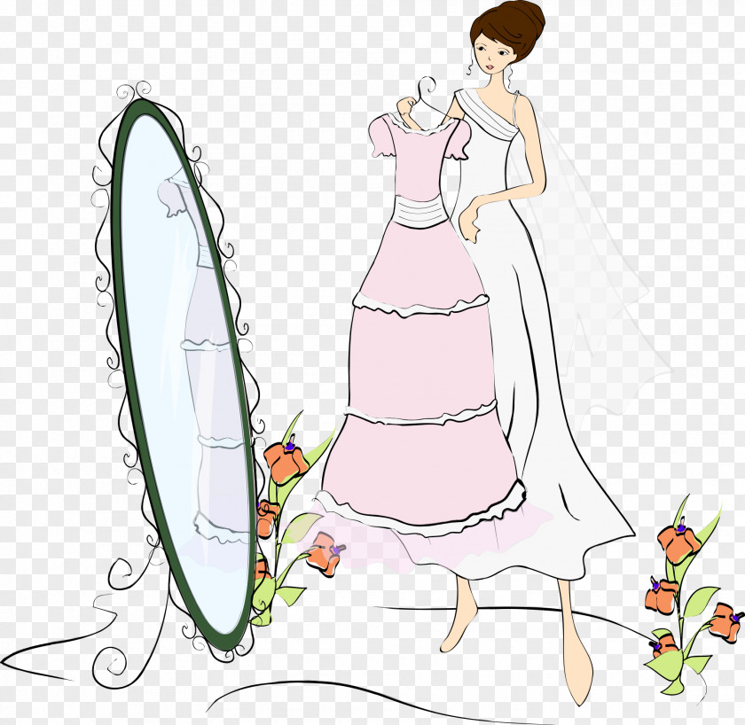 Beauty Mirror Clip Art PNG