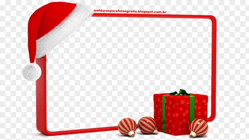 MOLDURA Santa Claus Christmas Picture Frames Gift Clip Art PNG