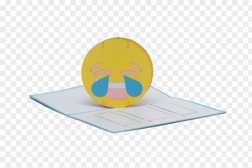 Pop Up Face With Tears Of Joy Emoji Greeting & Note Cards Pop-up Book Laughter PNG