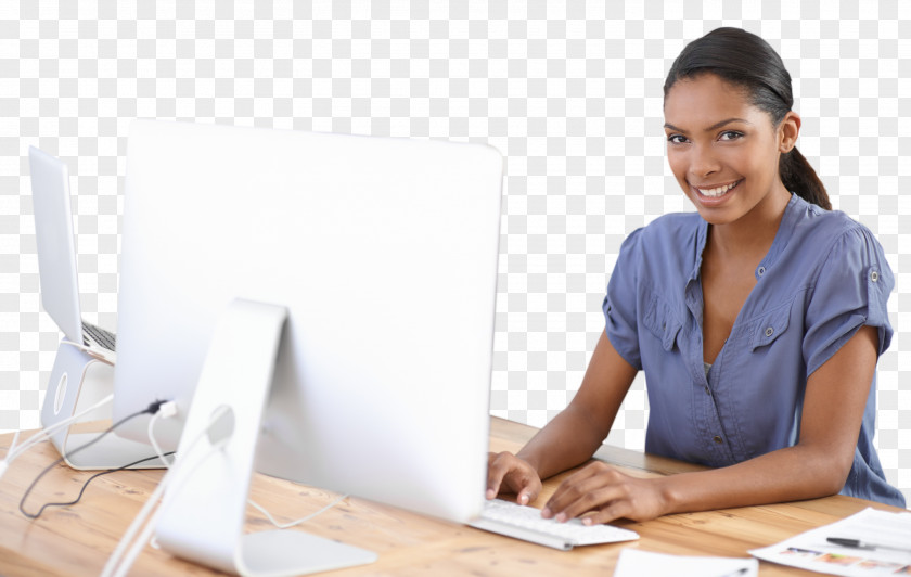 Computer Office Woman Secretary PNG