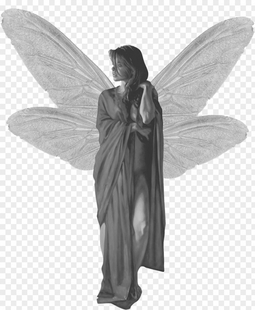 Fairy Statue Figurine Angel M PNG