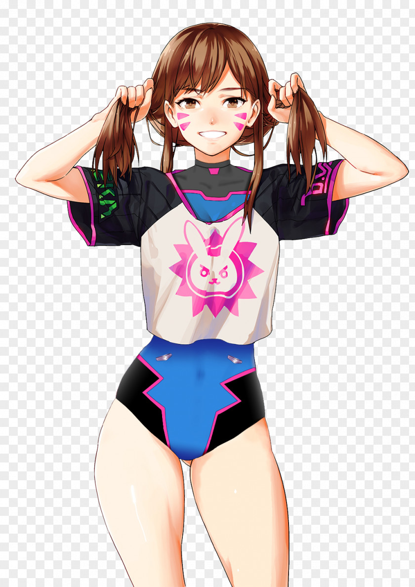 Overwatch D.Va Video Game Xbox One Desktop PNG game , female buttocks clipart PNG