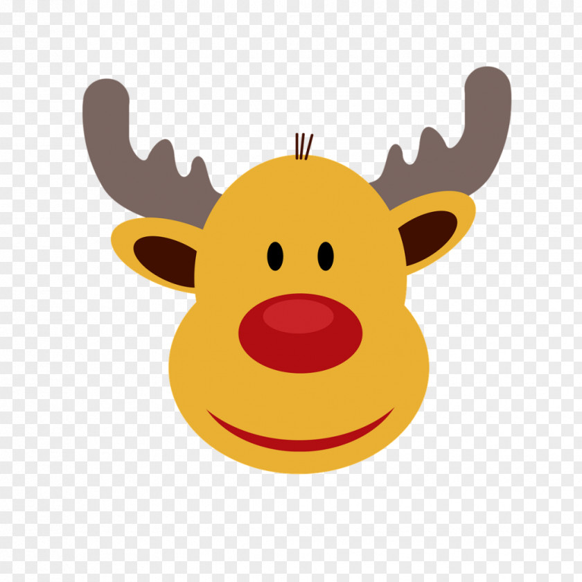 Reindeer Rudolph Santa Claus's Christmas PNG