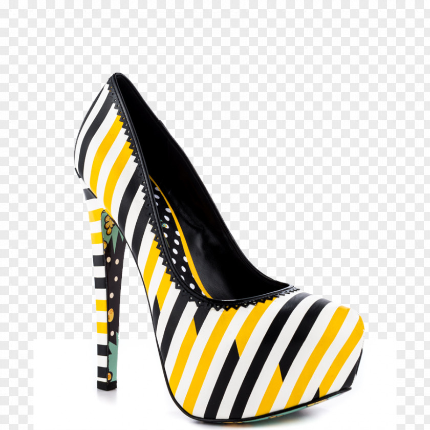 Striped Sports Shoes Yellow Shoe Black Leather Sneakers PNG