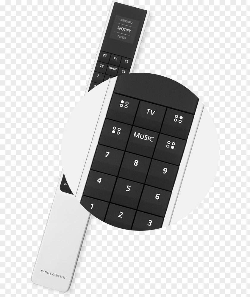 Bluetooth Bang & Olufsen Remote Controls BeoRemote One Feature Phone PNG