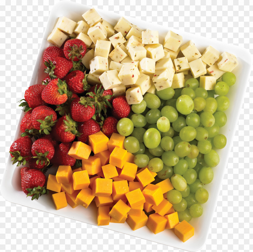 Cheese Grapes Strawberries Vegetarian Cuisine Vegetable Sandwich Salad PNG