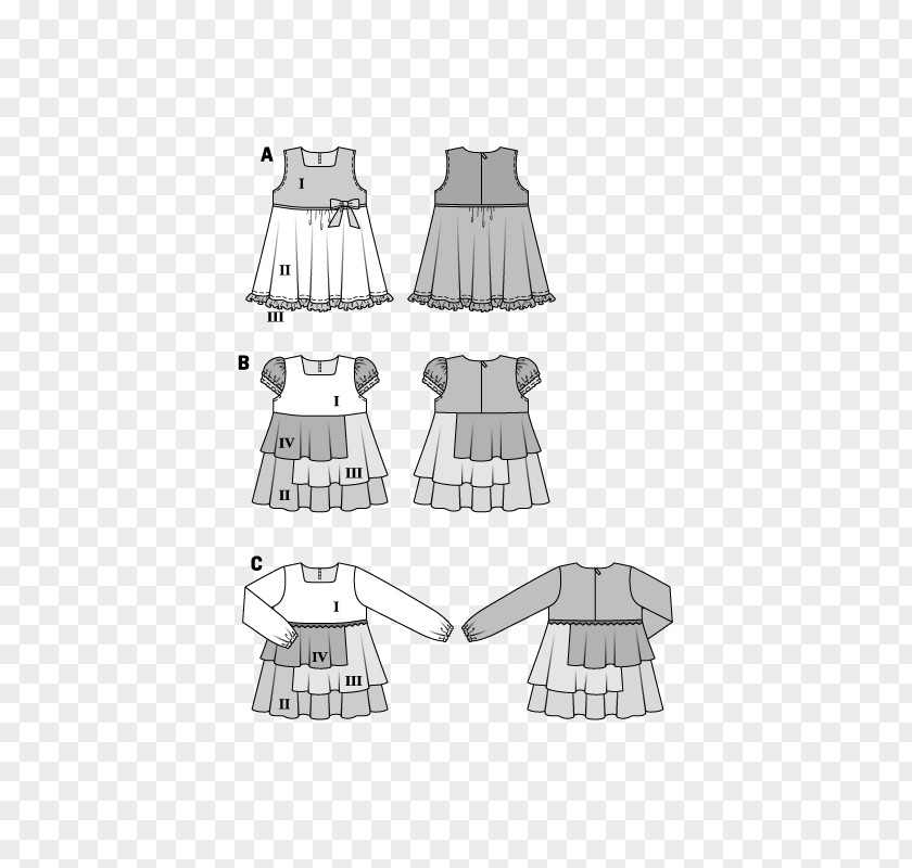 Girls Clothes Pattern Clothing Burda Style Sewing PNG