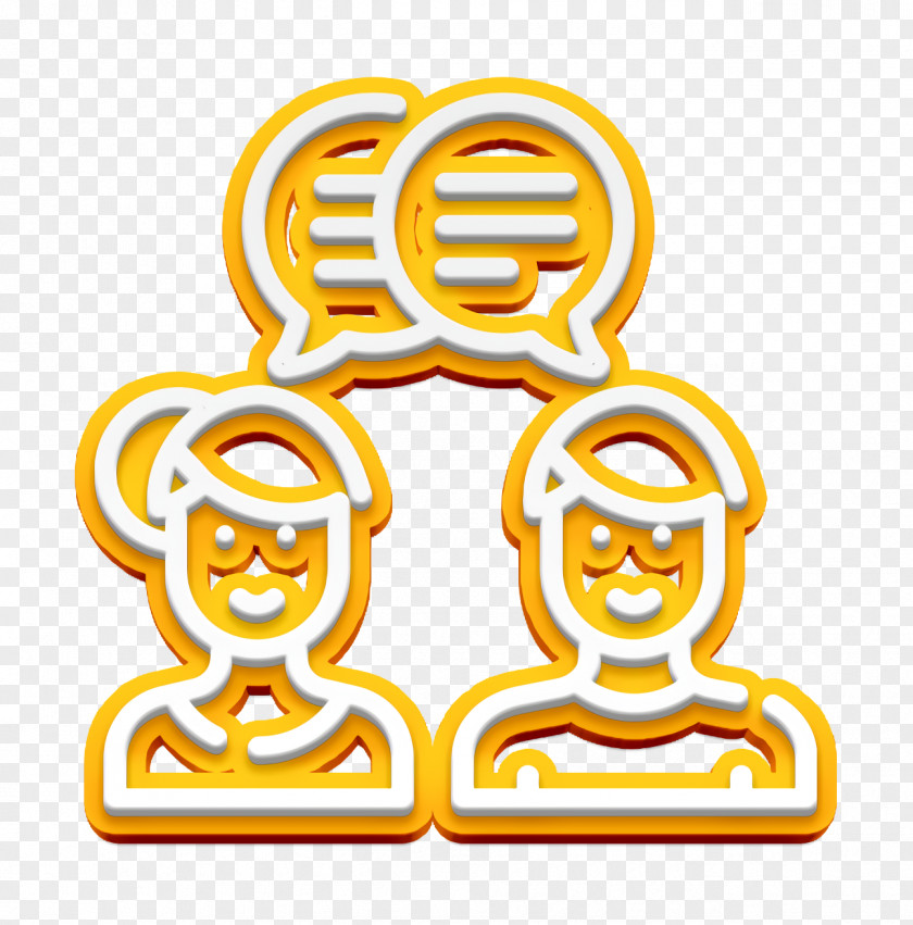 Sticker Yellow Conversation Icon Tech Support PNG