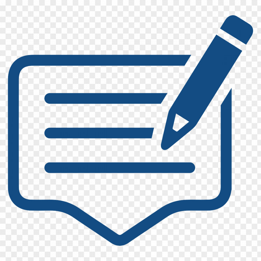 Write Message Icon Design PNG
