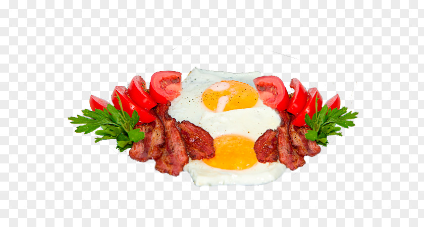 Egg Fried Bacon Frying Food PNG