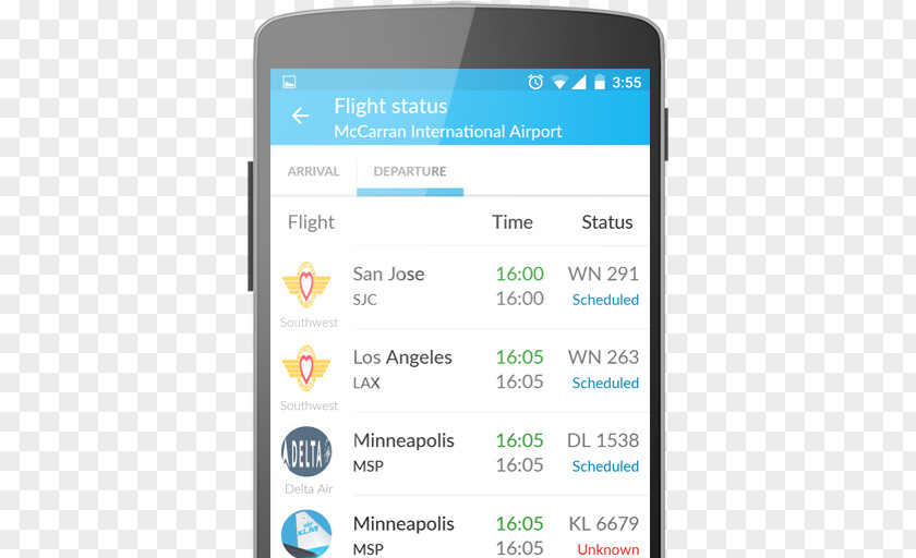 Flight Arrival Smartphone Android Multimedia Handheld Devices Computer Software PNG