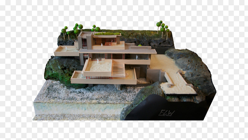 House Fallingwater Interior Architecture PNG