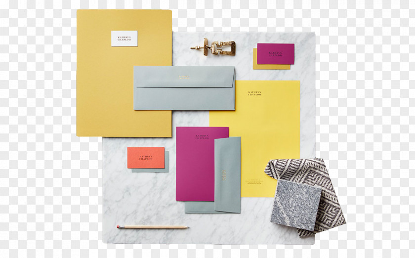 Business Card Paper Bags Creative Pencil Desk Foreign Material Brand Designer Kathryn Chaplow LLC PNG