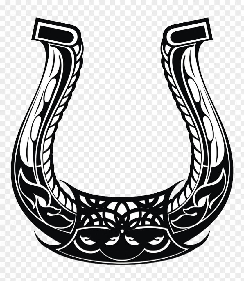 Creative Horseshoe Decorative Pattern Image Illustration PNG