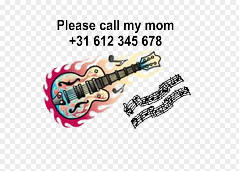 Electric Guitar Logo Ukulele Brand PNG
