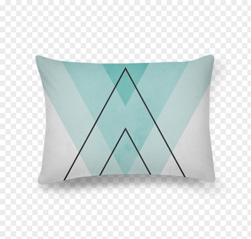 Minimalista Moderno Throw Pillows Product Design Turquoise PNG